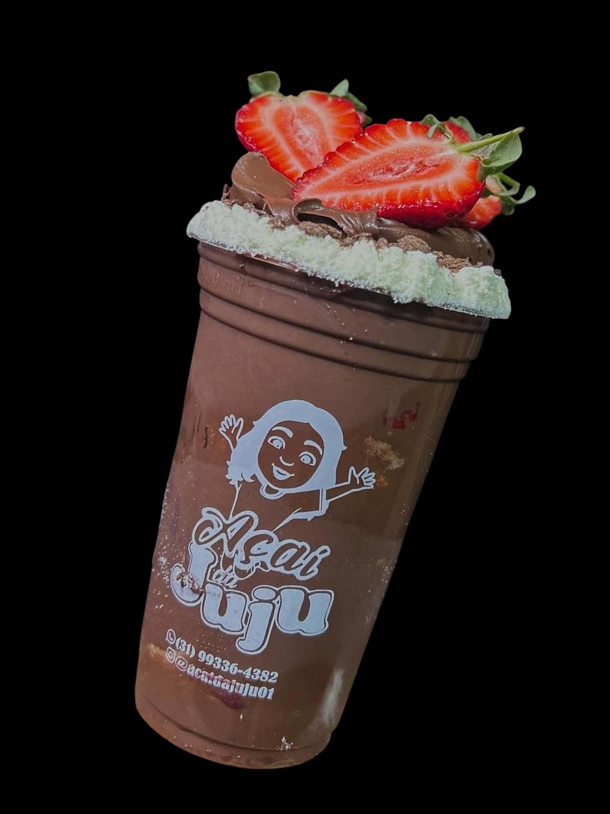 Copo de açaí trufado da Açaí da Juju